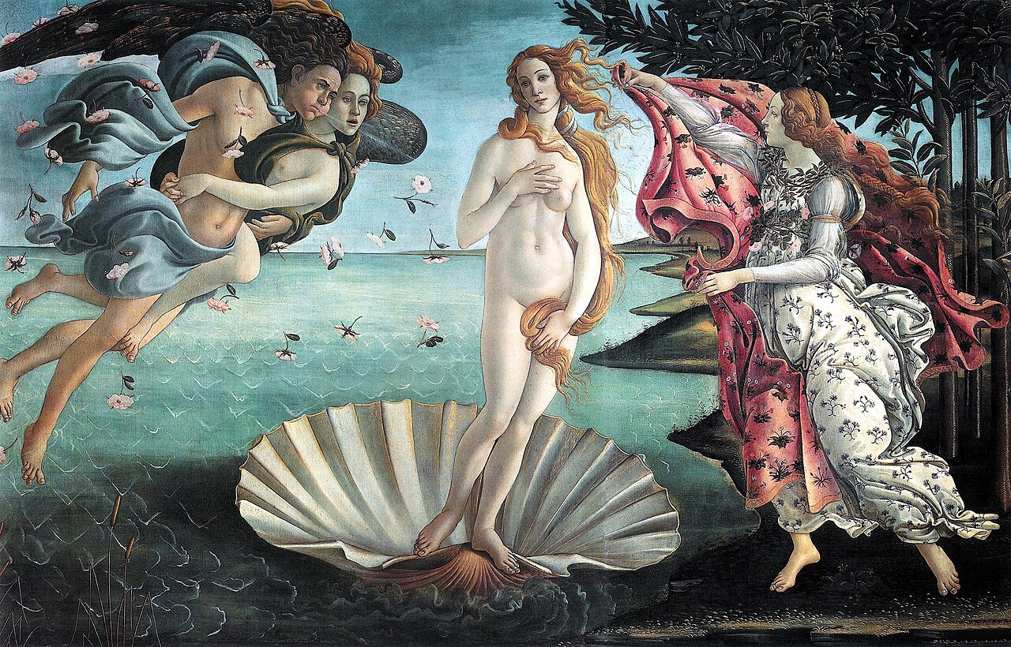 Dettaglio di un dipinto rinascimentale italiano