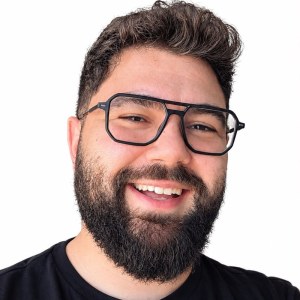 Riccardo Fausti, Italian language coach, smiling